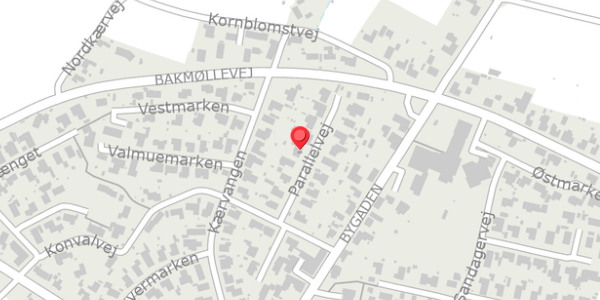 Trafikstøjkort på Parallelvej 11, . , 9430 Vadum