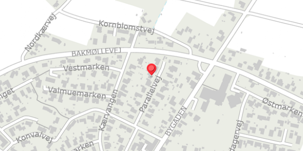 Trafikstøjkort på Parallelvej 15, . , 9430 Vadum