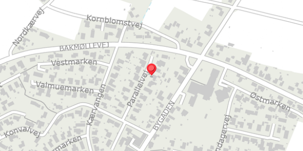 Trafikstøjkort på Parallelvej 16, . , 9430 Vadum
