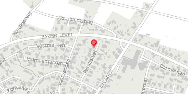 Trafikstøjkort på Parallelvej 17, . , 9430 Vadum