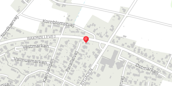 Trafikstøjkort på Parallelvej 22, . , 9430 Vadum