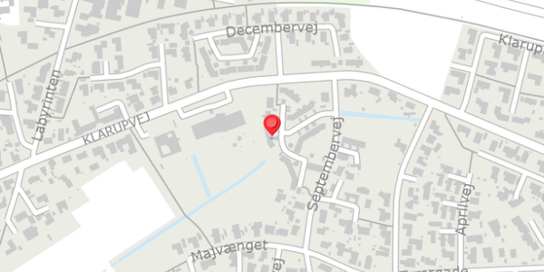 Trafikstøjkort på Augustvej 28, 9270 Klarup