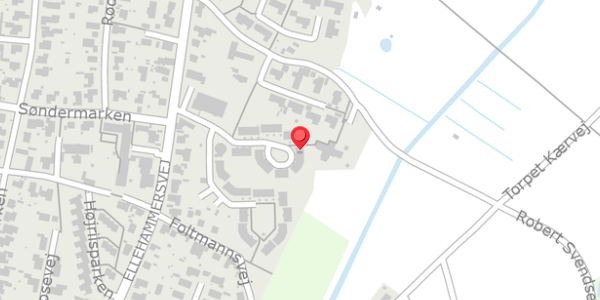 Trafikstøjkort på Brodersenvænget 23, 9430 Vadum