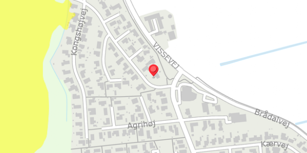 Trafikstøjkort på Kongshøjvej 2, 9210 Aalborg SØ