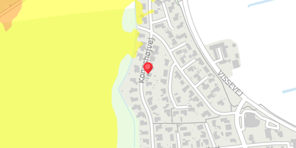Trafikstøjkort på Kongshøjvej 41, 9210 Aalborg SØ