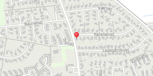 Trafikstøjkort på Parallelvej 2, 9210 Aalborg SØ