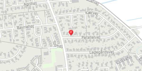 Trafikstøjkort på Parallelvej 5, . , 9210 Aalborg SØ