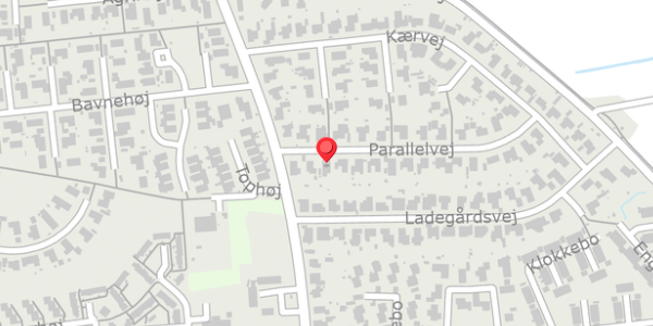 Trafikstøjkort på Parallelvej 6, 9210 Aalborg SØ