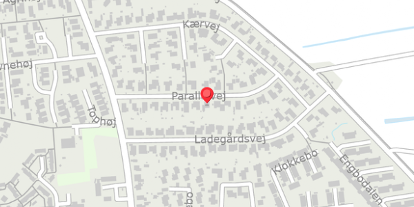 Trafikstøjkort på Parallelvej 18, . , 9210 Aalborg SØ