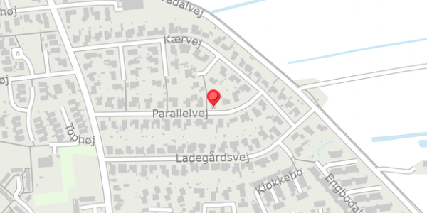 Trafikstøjkort på Parallelvej 19, . , 9210 Aalborg SØ