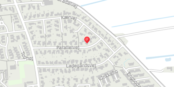 Trafikstøjkort på Parallelvej 21, 9210 Aalborg SØ
