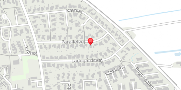 Trafikstøjkort på Parallelvej 24, . , 9210 Aalborg SØ