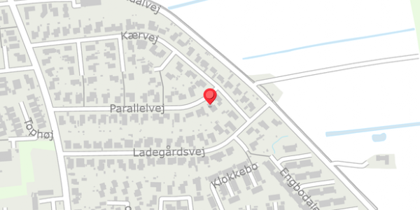 Trafikstøjkort på Parallelvej 30, . , 9210 Aalborg SØ