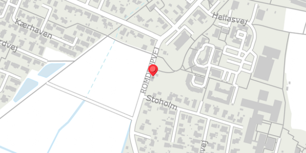 Trafikstøjkort på Romdrupvej 5, . , 9270 Klarup