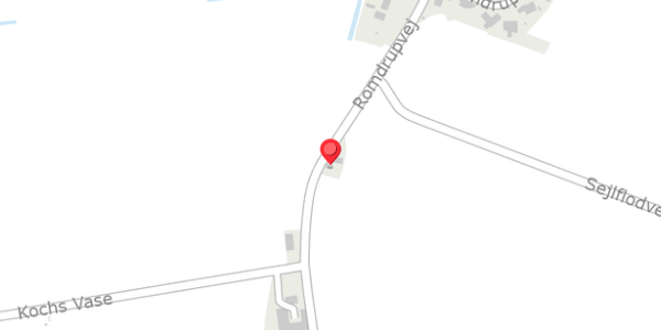 Trafikstøjkort på Romdrupvej 135, . , 9270 Klarup