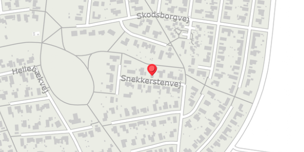 Trafikstøjkort på Snekkerstenvej 99, 9270 Klarup