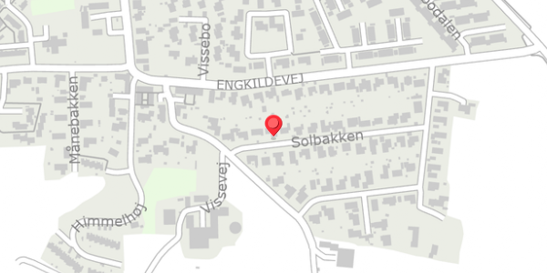 Trafikstøjkort på Solbakken 7, 9210 Aalborg SØ