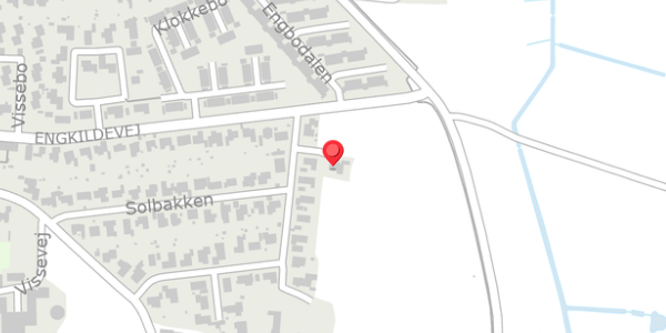 Trafikstøjkort på Solbakken 64, 9210 Aalborg SØ