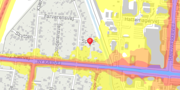 Trafikstøjkort på Spolen 2, . , 9000 Aalborg