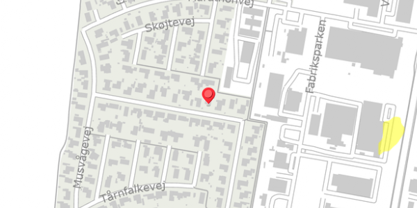 Trafikstøjkort på Ørnevej 54, 9230 Svenstrup J