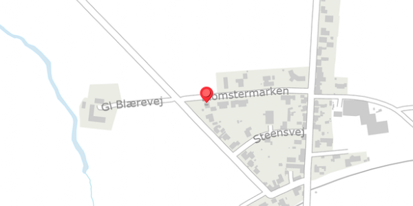 Trafikstøjkort på Blomstermarken 21, 9600 Aars