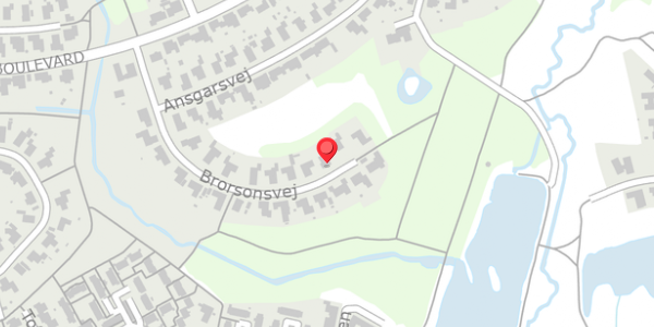 Trafikstøjkort på Brorsonsvej 21, 9600 Aars