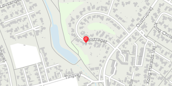 Trafikstøjkort på Dalstrøget 11, 9600 Aars