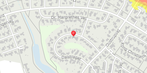Trafikstøjkort på Dalstrøget 28, 9600 Aars