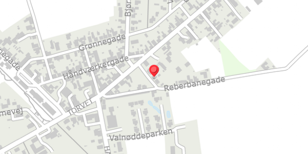Trafikstøjkort på Mejerivej 3, 9600 Aars