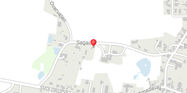 Trafikstøjkort på Søgade 21, 9600 Aars