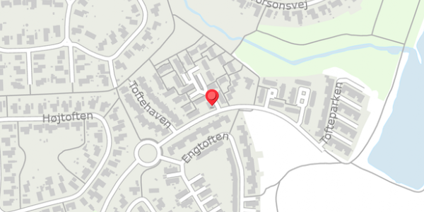Trafikstøjkort på Tofteparken 21, . , 9600 Aars