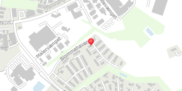 Trafikstøjkort på Blommehaven 30, . , 5560 Aarup