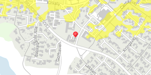 Trafikstøjkort på Centervej 1A, 6000 Kolding
