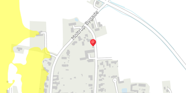 Trafikstøjkort på Moltrup Bygade 15, 6100 Haderslev