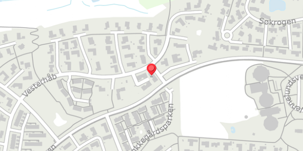 Trafikstøjkort på Vesterhåb 48D, 8300 Odder