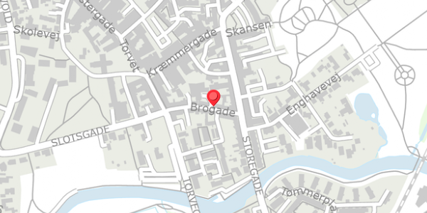 Trafikstøjkort på Brogade 11A, 6800 Varde