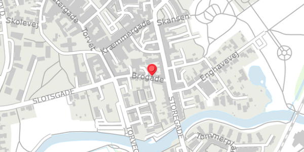 Trafikstøjkort på Brogade 11B, 6800 Varde