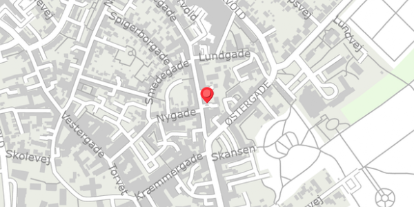 Trafikstøjkort på Storegade 36B, . , 6800 Varde