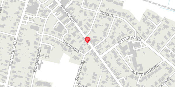 Trafikstøjkort på Bredgade 44, . , 7441 Bording