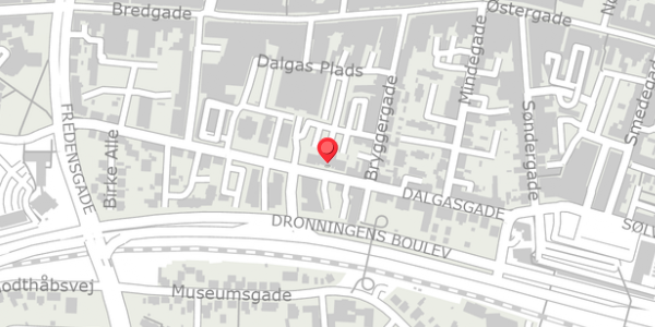 Trafikstøjkort på Dalgasgade 22, . , 7400 Herning
