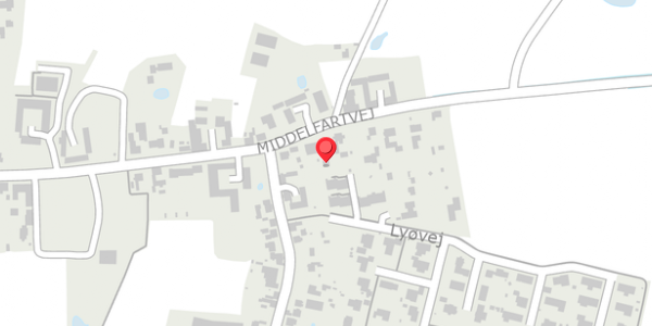 Trafikstøjkort på Middelfartvej 90, . , 5466 Asperup