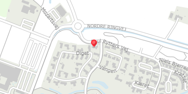 Trafikstøjkort på Diget 10, . , 7500 Holstebro