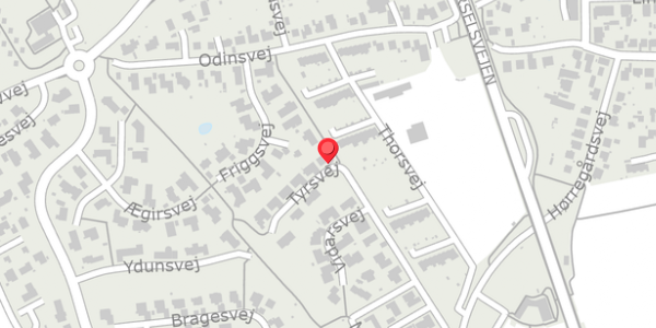 Trafikstøjkort på Tyrsvej 2, . , 6100 Haderslev