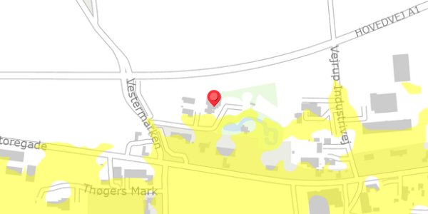 Trafikstøjkort på Vestermarken 4, . , 6740 Bramming