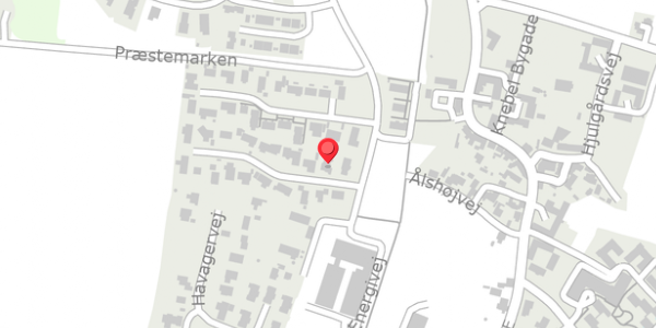 Trafikstøjkort på Energivej 84, 8420 Knebel