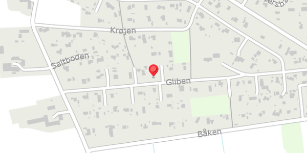 Trafikstøjkort på Gliben 21, . , 9240 Nibe