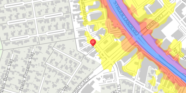 Trafikstøjkort på Gartnerivej 3, . , 7500 Holstebro