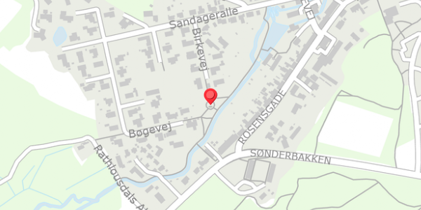 Trafikstøjkort på Birkevej 7A, 8300 Odder
