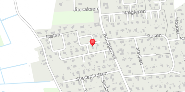 Trafikstøjkort på Pælen 2, 4780 Stege