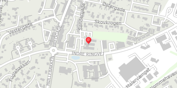 Trafikstøjkort på Søndergade 2D, . , 5560 Aarup